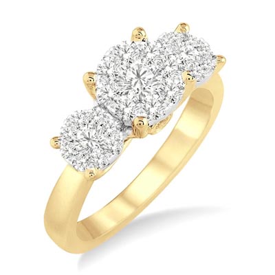 Lovebright Diamond Engagement Ring in 14kt Yellow Gold (1/2ct tw)