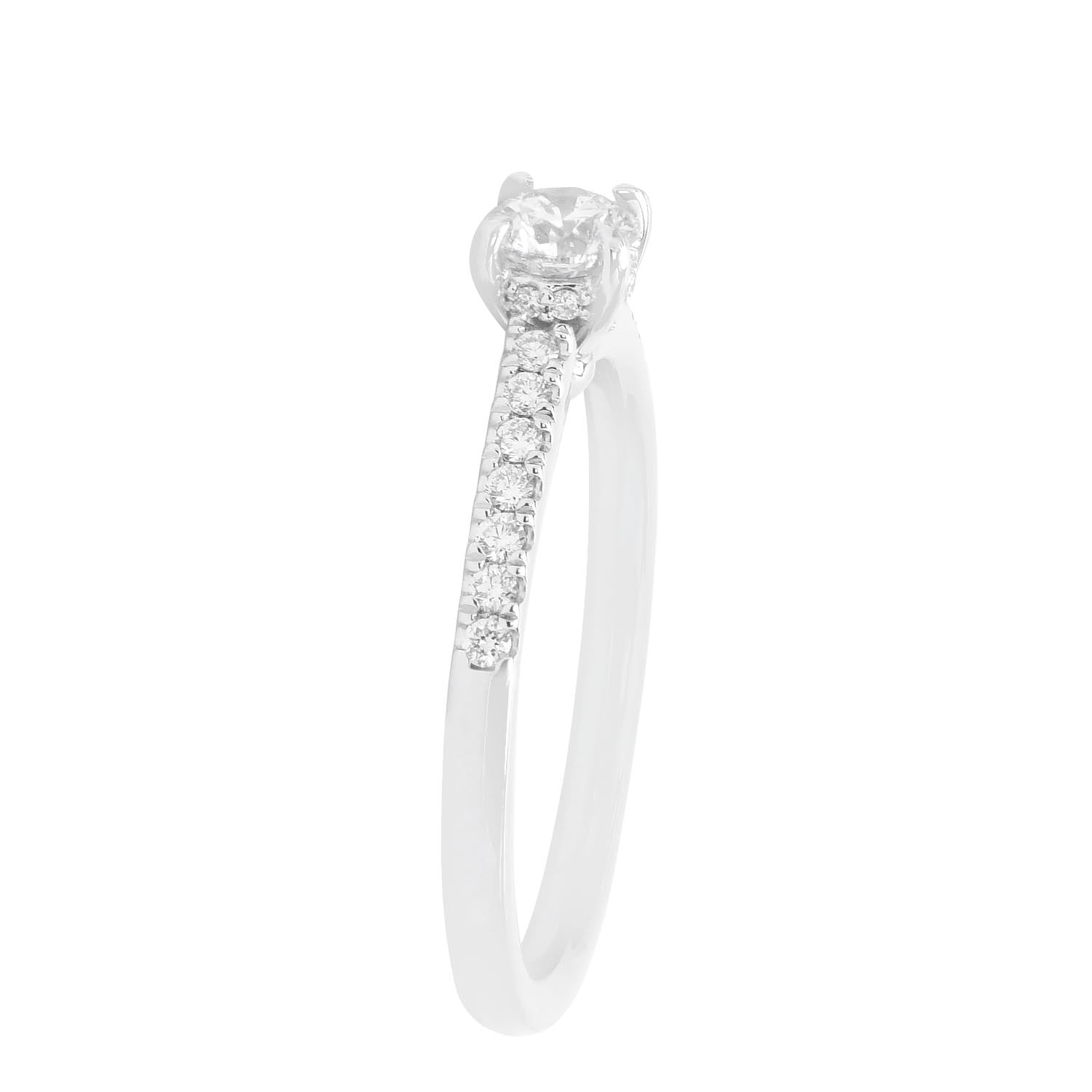 Diamond Engagement Ring in 14kt White Gold (1/2ct tw)