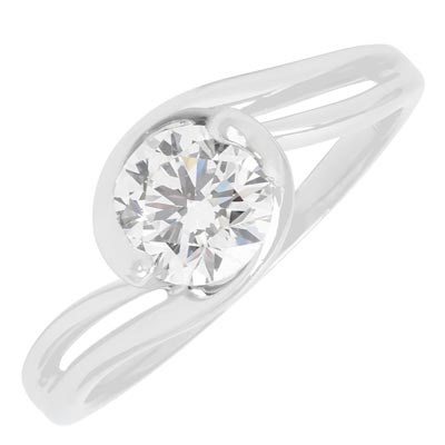 Estate Diamond Engagement Ring in Platinum (3/4ct)