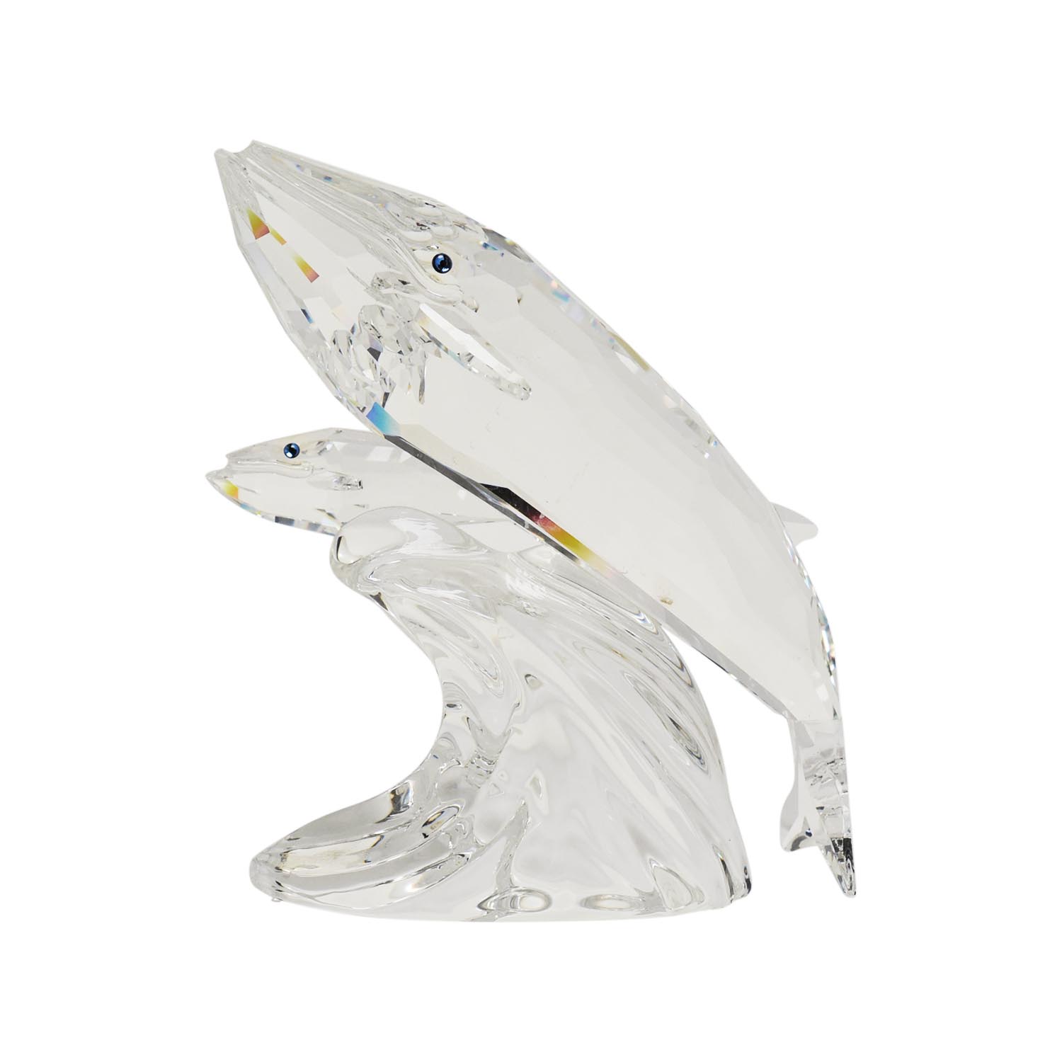 Swarovski Crystal Retired 1992 Annual Collector Edition Care for Me Whales