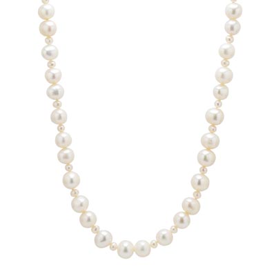 Cultured Freshwater Endless Pearl Necklace (9.5-10.5mm pearls)