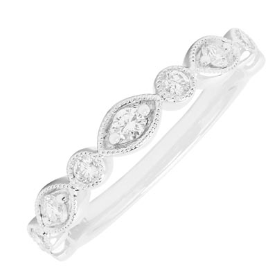 Diamond Wedding Band in 14kt White Gold (1/3ct tw)