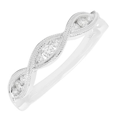 Diamond Wedding Band in 14kt White Gold (1/4ct tw)