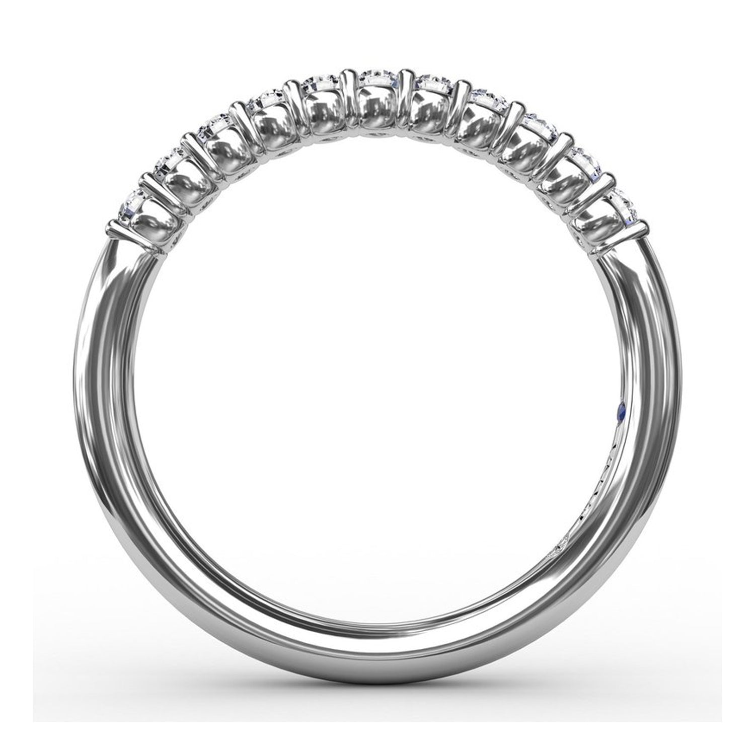 Fana Delicate Shared Prong Diamond Anniversary Band in 14kt White Gold (1/4ct tw)