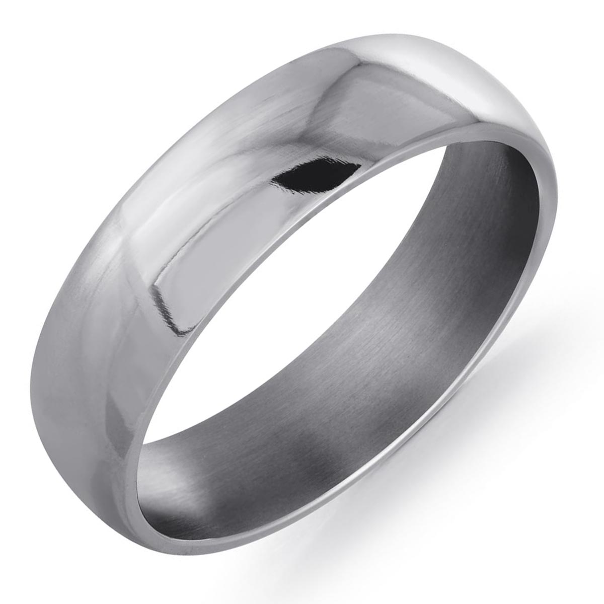 Mens Wedding Band in Tantalum (6mm)