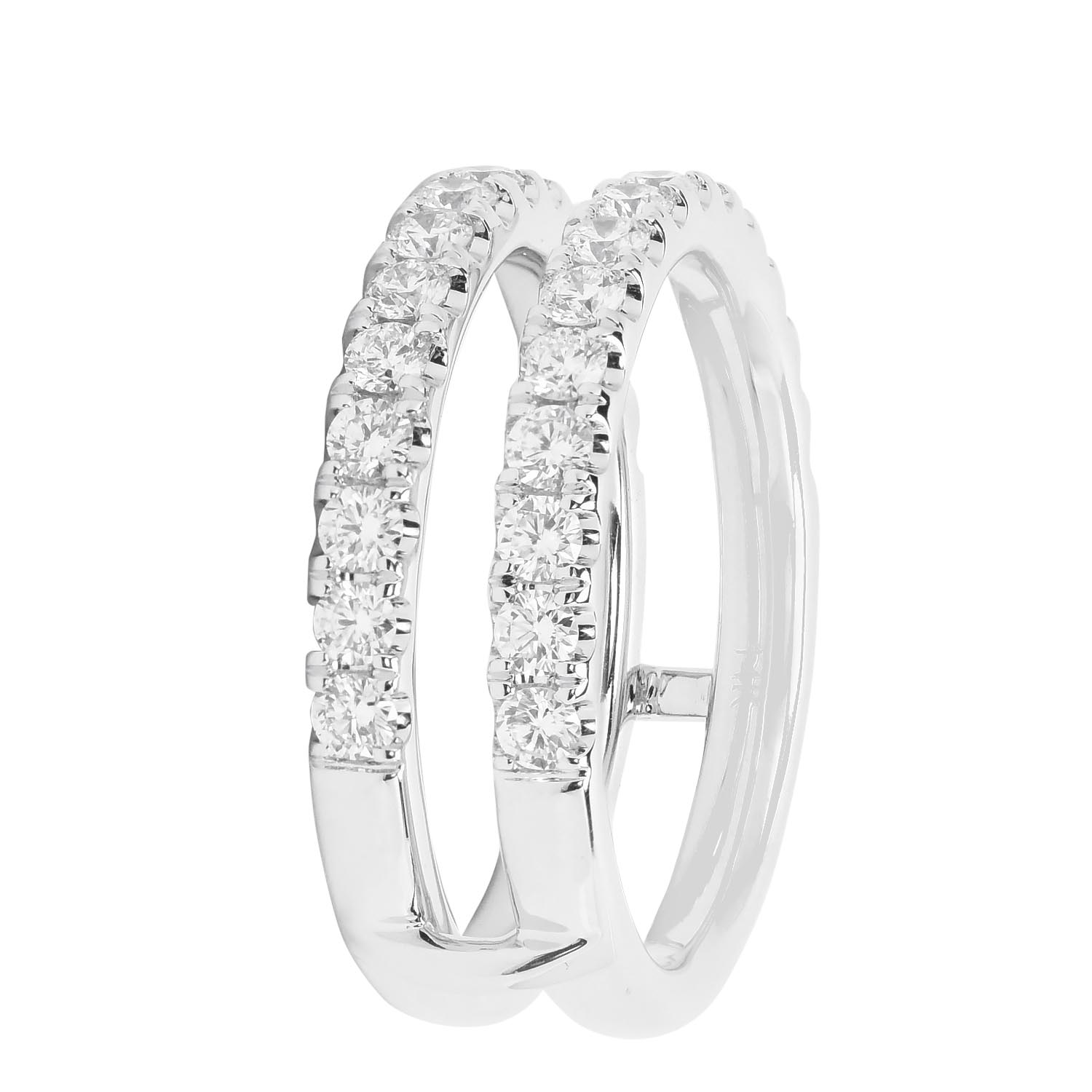 Diamond Wedding Ring Insert in 14kt White Gold (1ct tw)