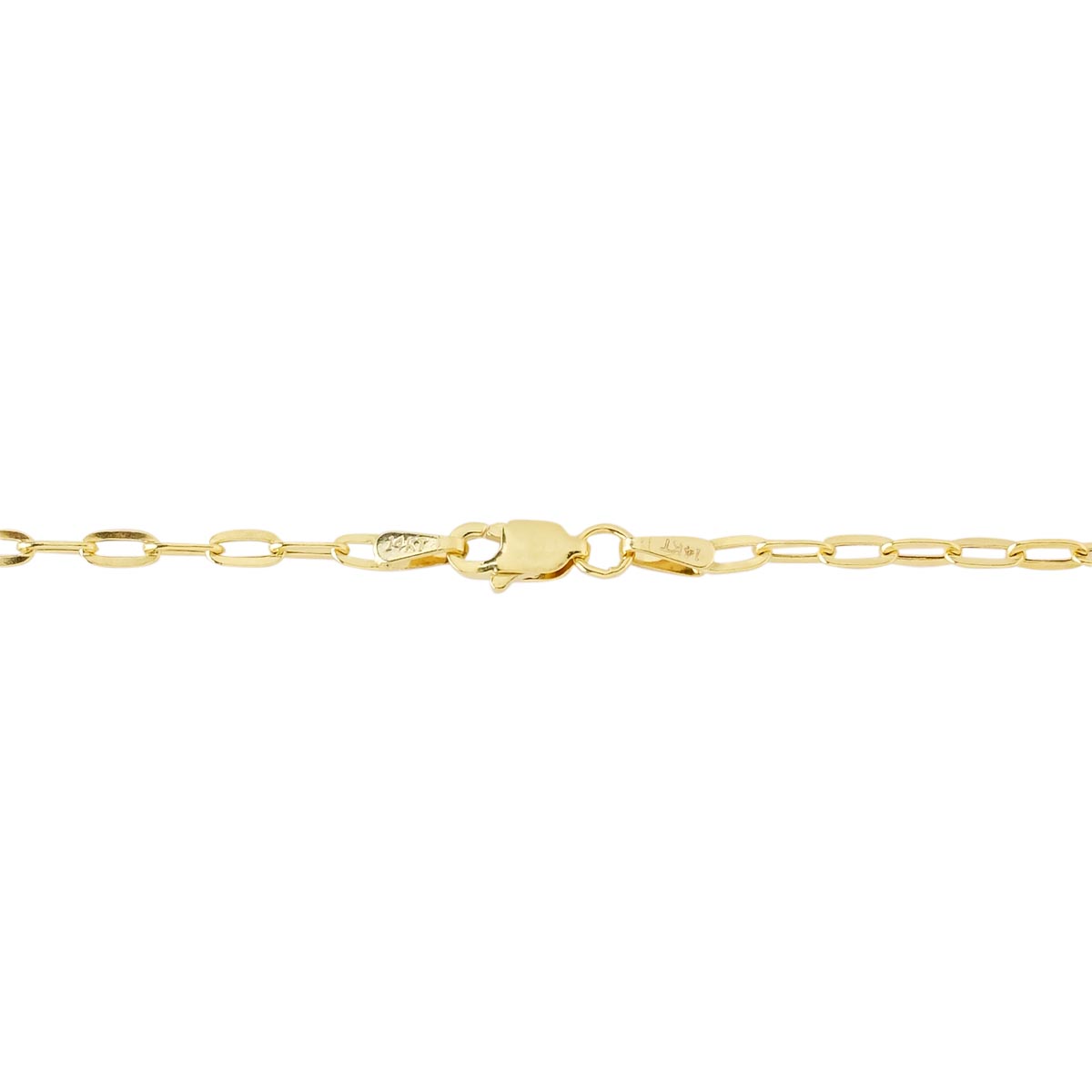 Paperclip Chain in 14kt Yellow Gold