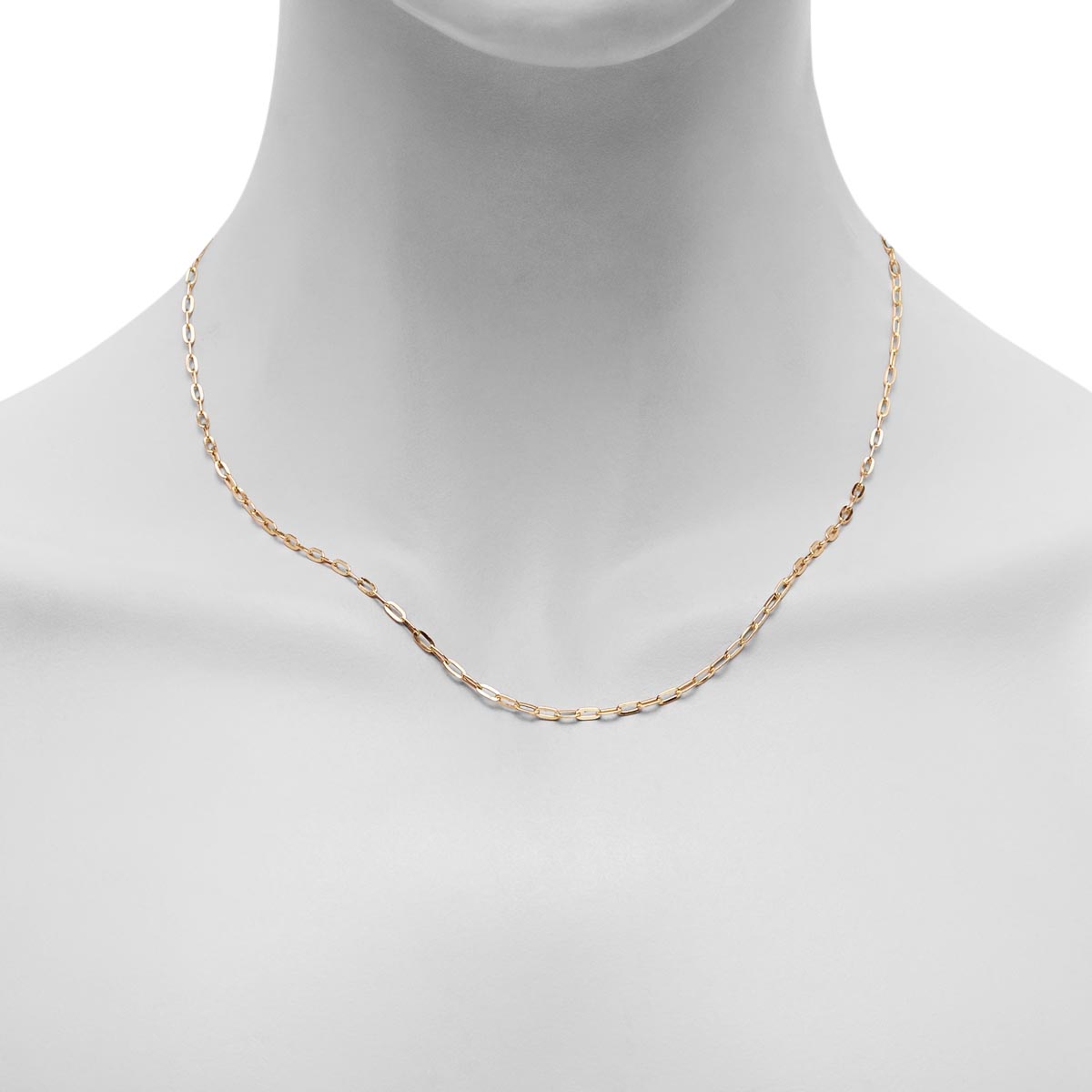 Paperclip Chain in 14kt Yellow Gold