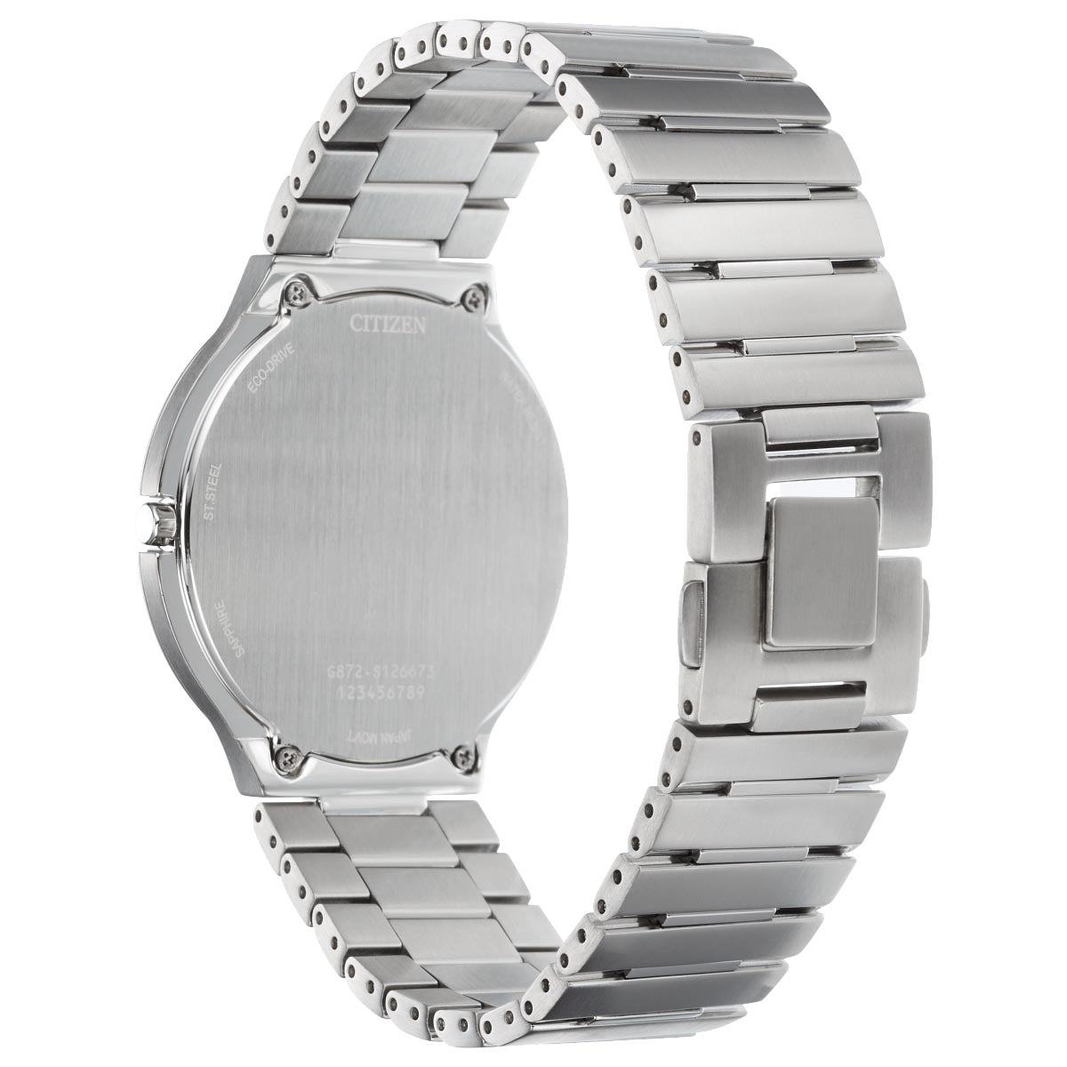 Citizen Stiletto Mens Watch with Black Dial and Stainless Steel