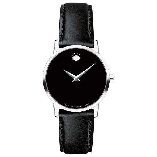 MOVADO Quartz Stainless Steel Black Dial Women's Watch 84.A1