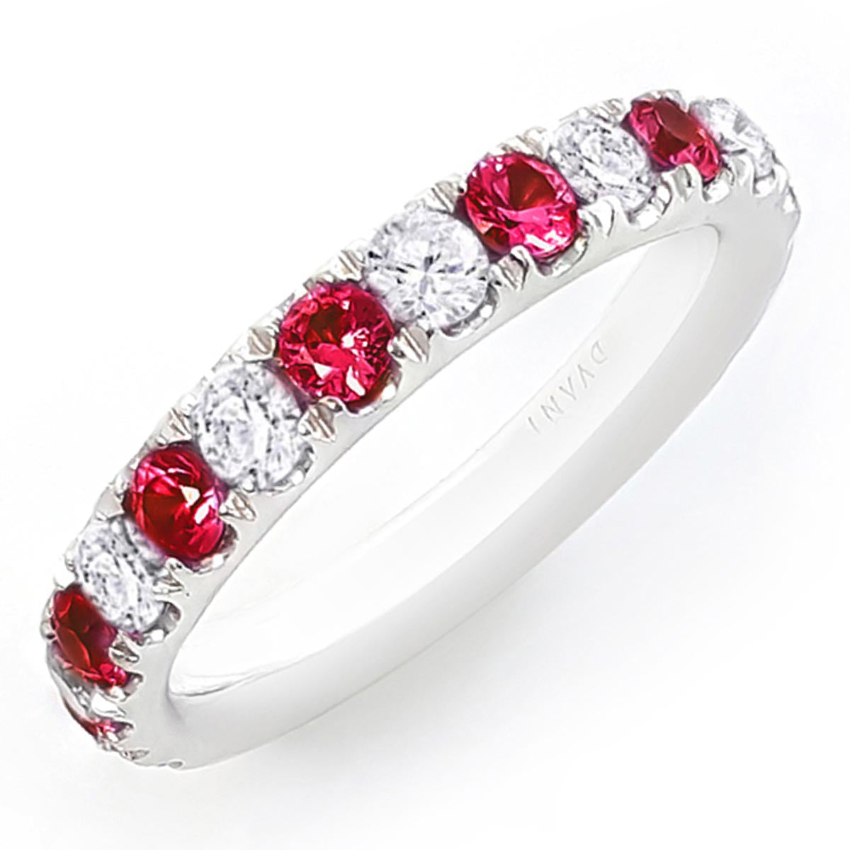 Ruby Ring in 14kt White Gold with Diamonds (5/8ct tw)