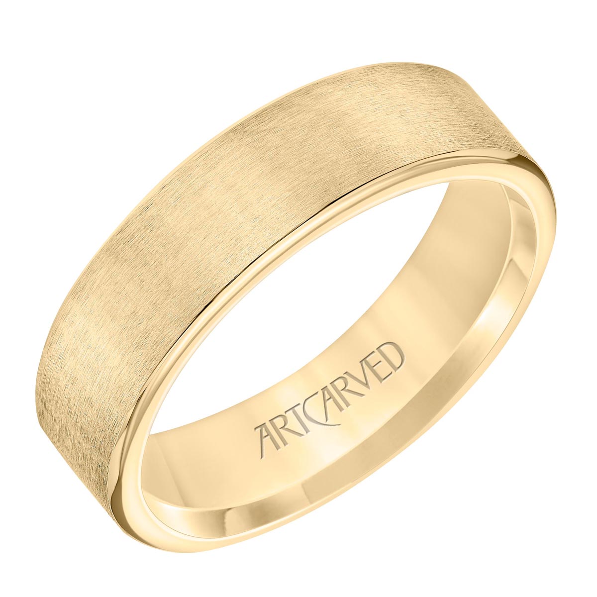Men's Wedding Band in 14kt Yellow Gold (6mm)