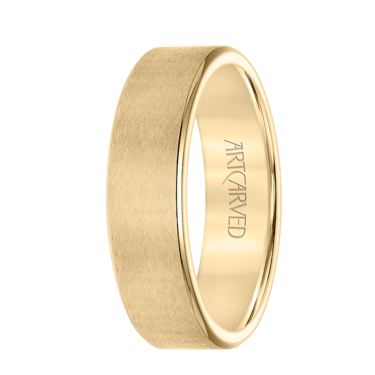 Men's Wedding Band in 14kt Yellow Gold (6mm)