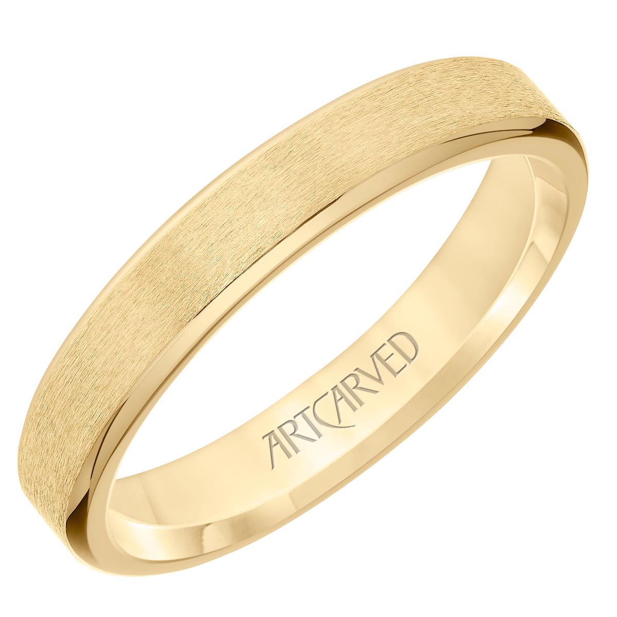 Men's Wedding Band in 14kt Yellow Gold (4mm)