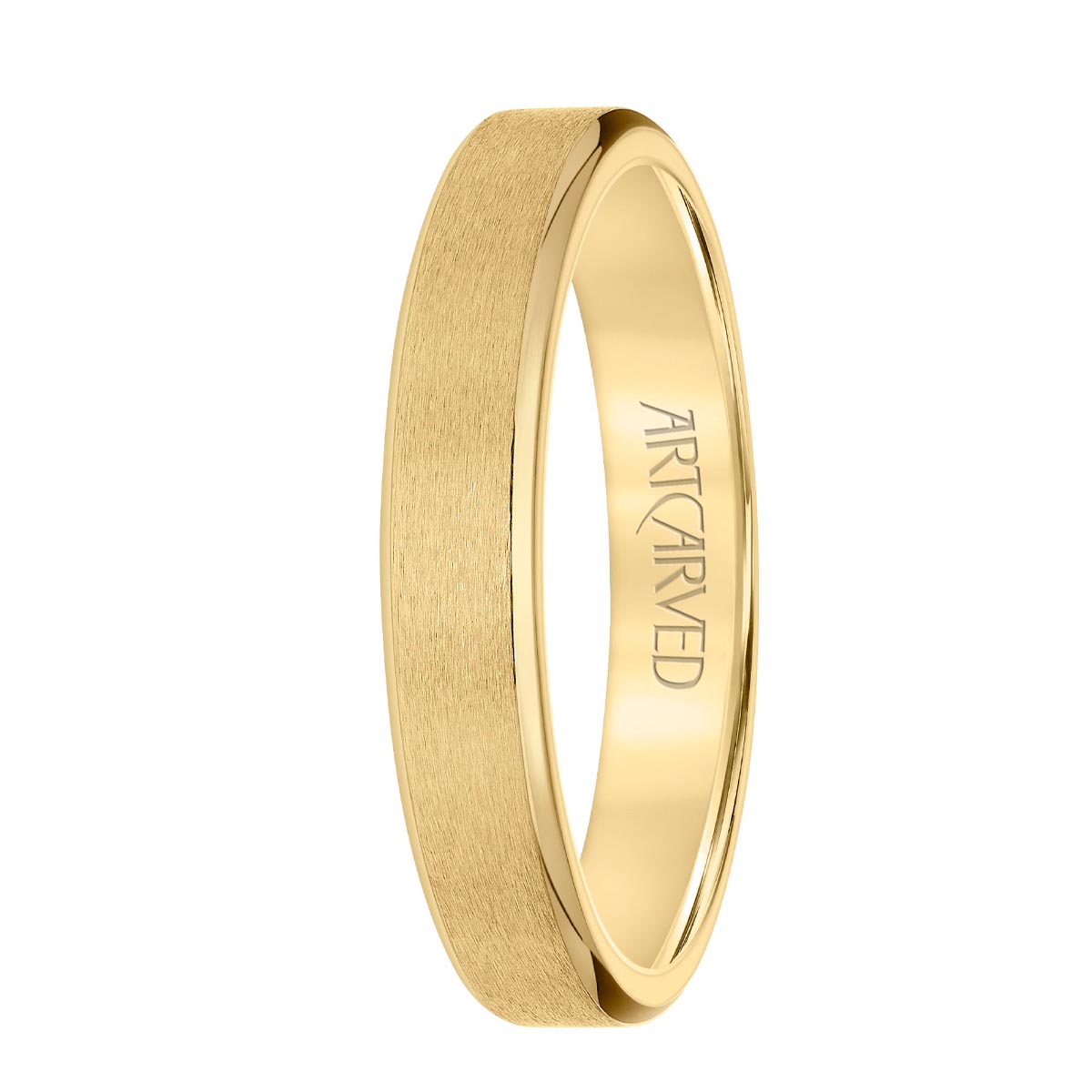 Men's Wedding Band in 14kt Yellow Gold (4mm)