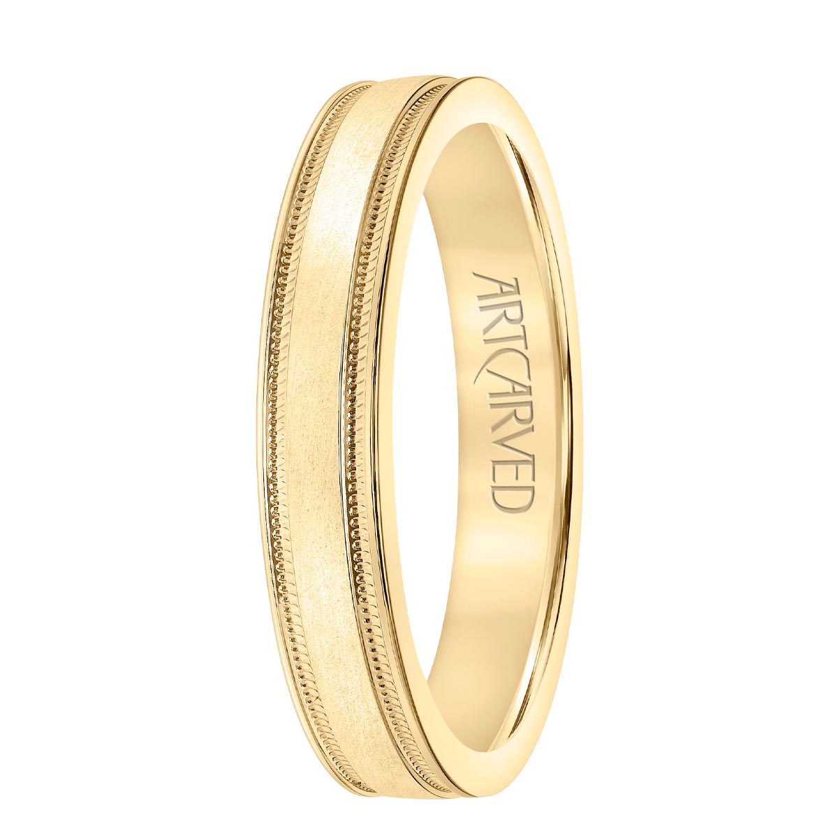 Men's Wedding Band in 14kt Yellow Gold (4mm)