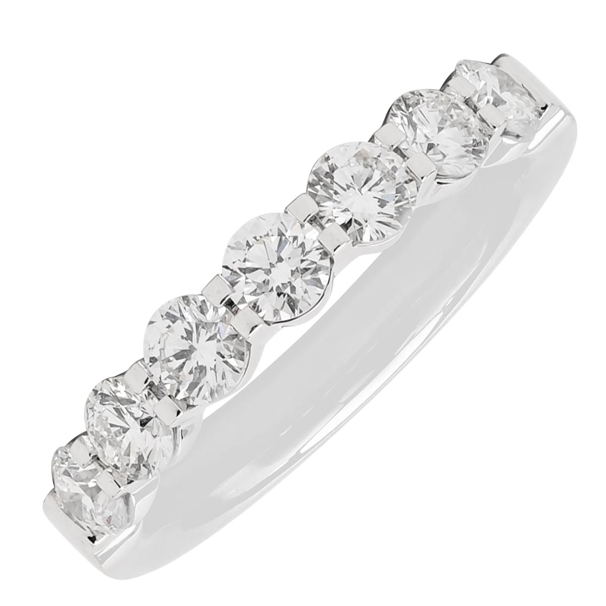 Memoire Petite Prong Diamond Band in Platinum (1ct tw)