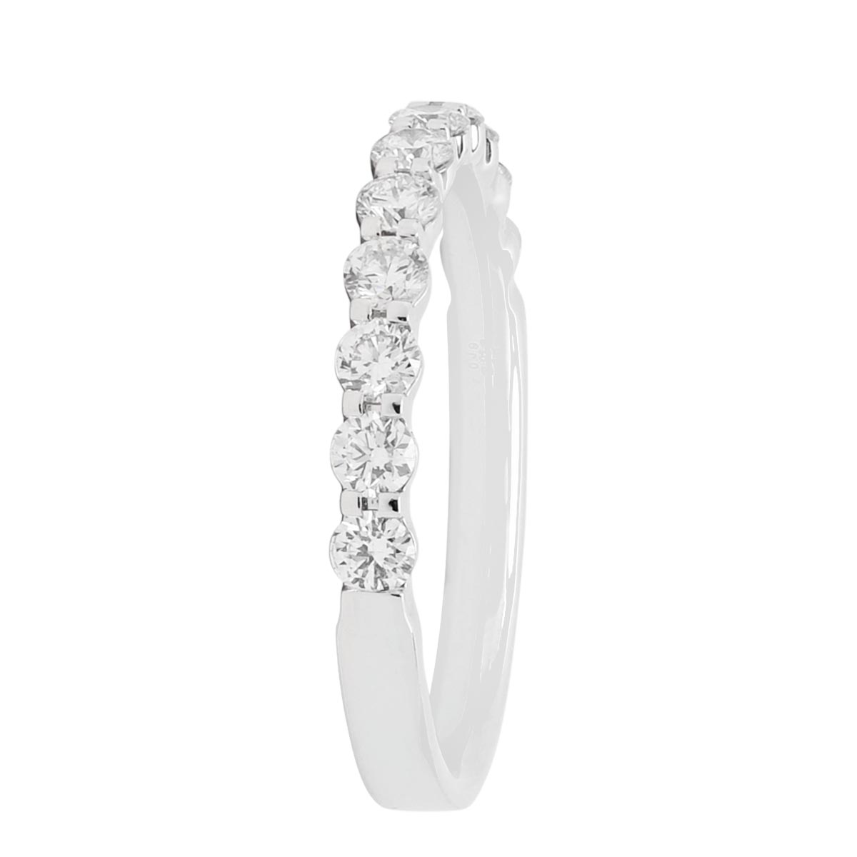 Memoire Petite Prong Diamond Band in Platinum (1/2ct tw)