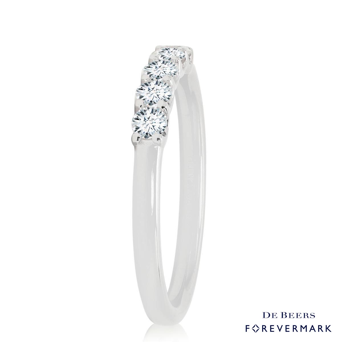 Forevermark Petite Diamond Wedding Band in 18kt White Gold (1/3ct tw)