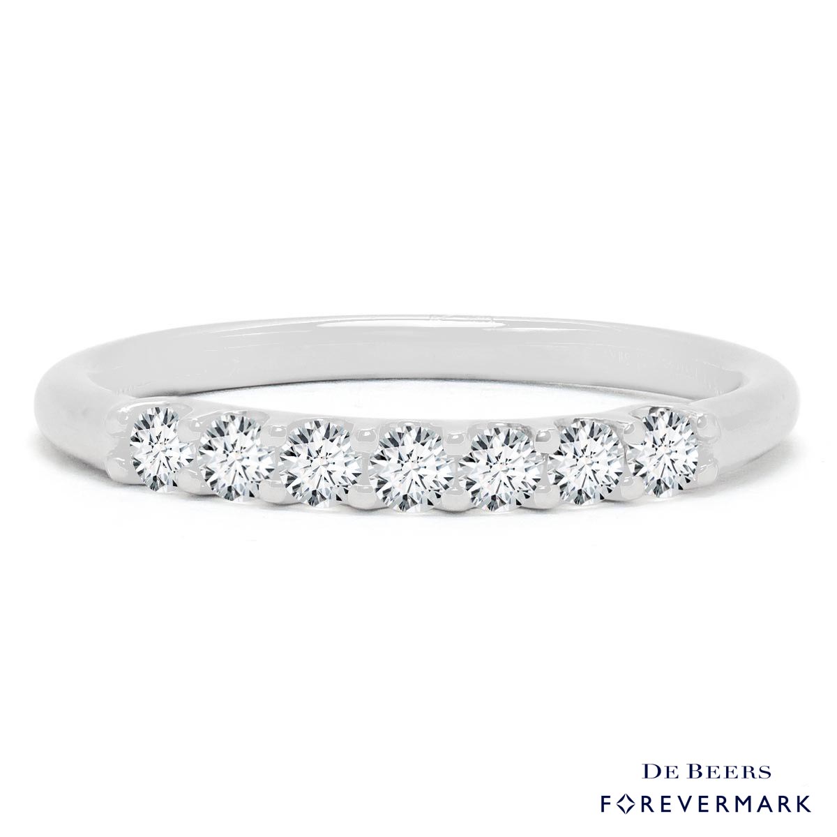 Forevermark Petite Diamond Wedding Band in 18kt White Gold (1/3ct tw)