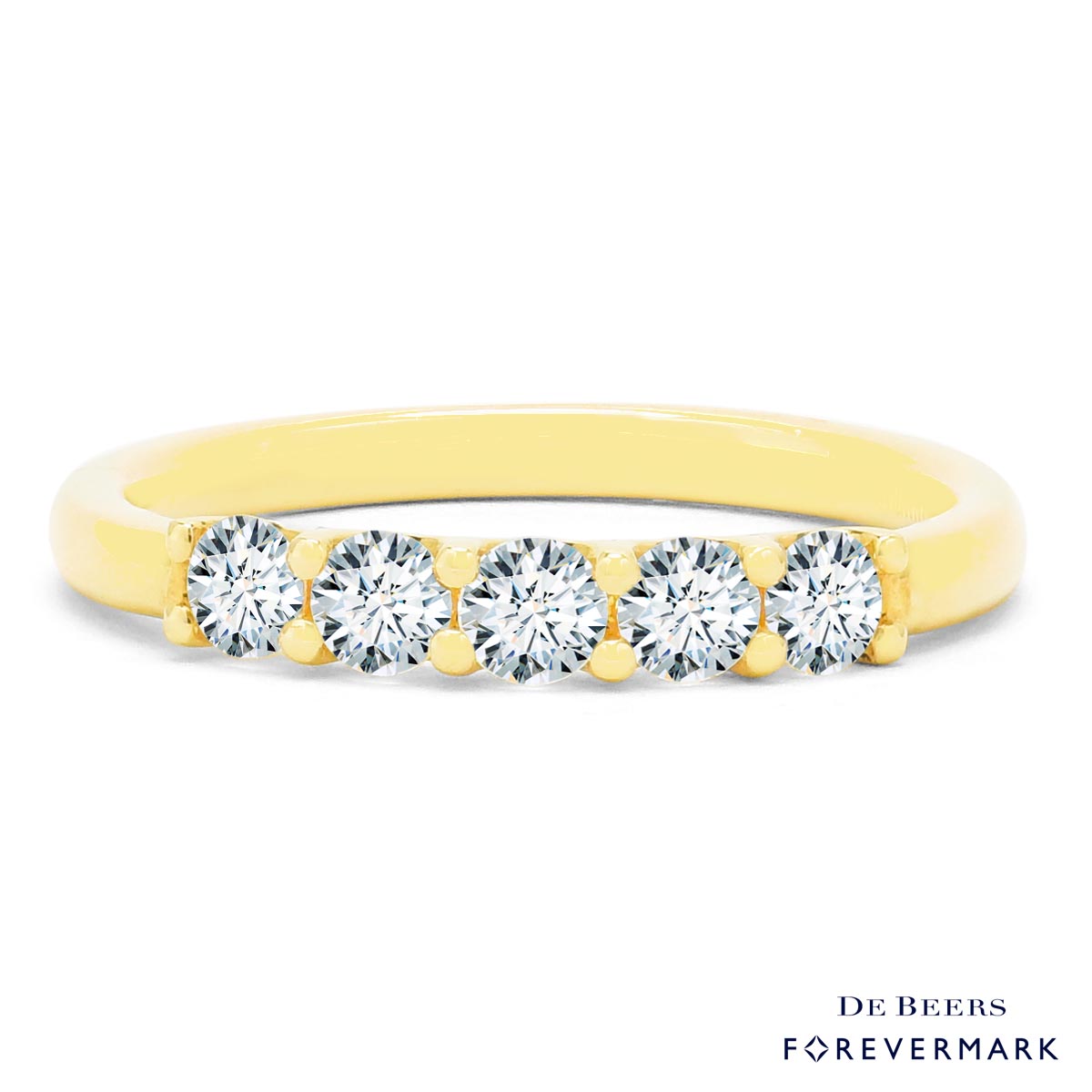 Forevermark Diamond Wedding Band in 18kt Yellow Gold (1/2ct tw)