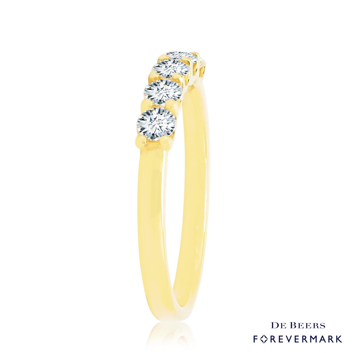 Forevermark Diamond Wedding Band in 18kt Yellow Gold (1/2ct tw)