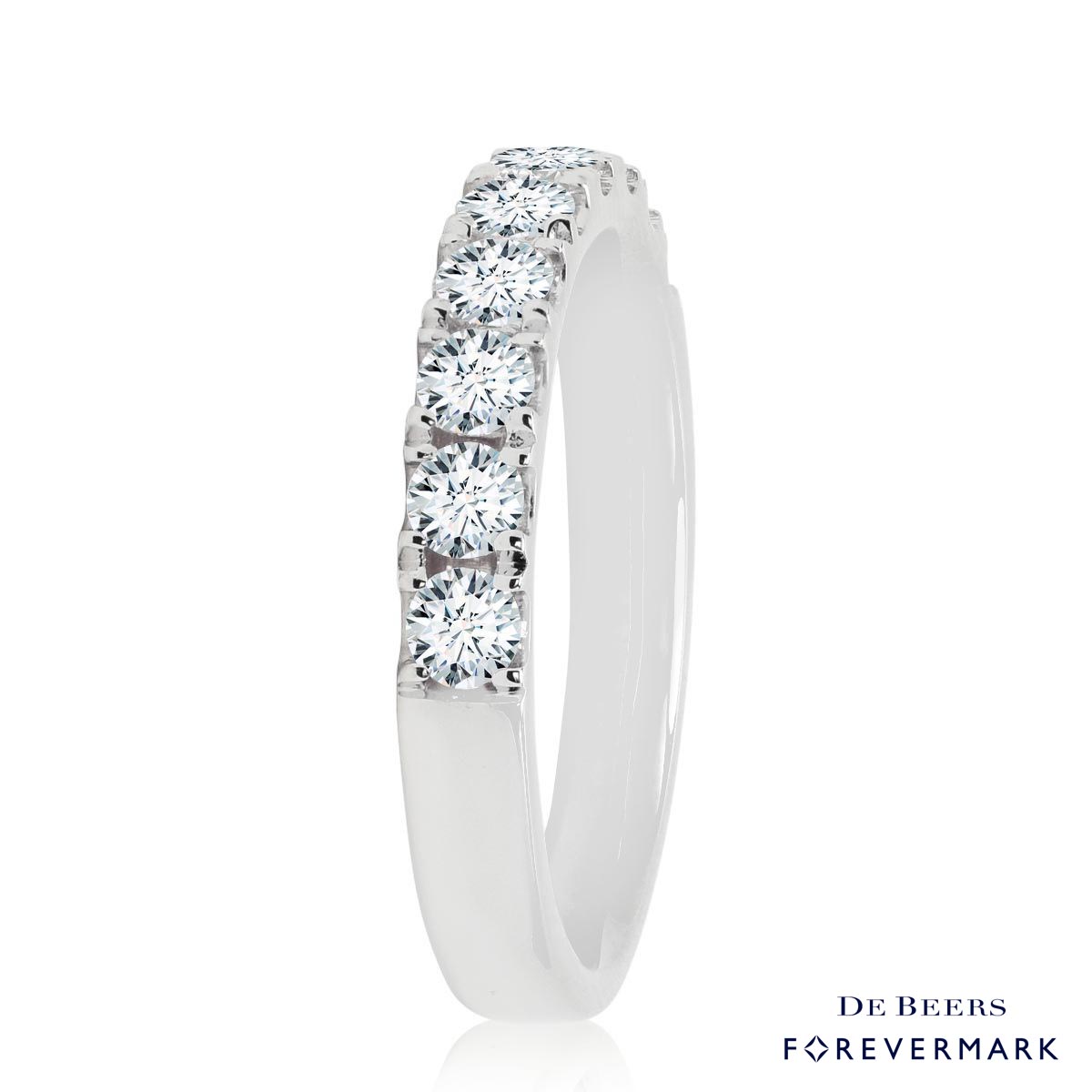 Forevermark Diamond Wedding Band in 18kt White Gold (3/4ct tw)