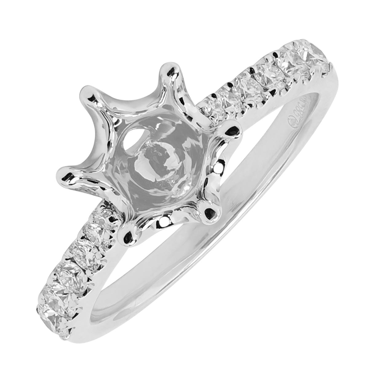 Daydream Diamond Engagement Ring Setting in 14kt White Gold (3/8ct  tw)