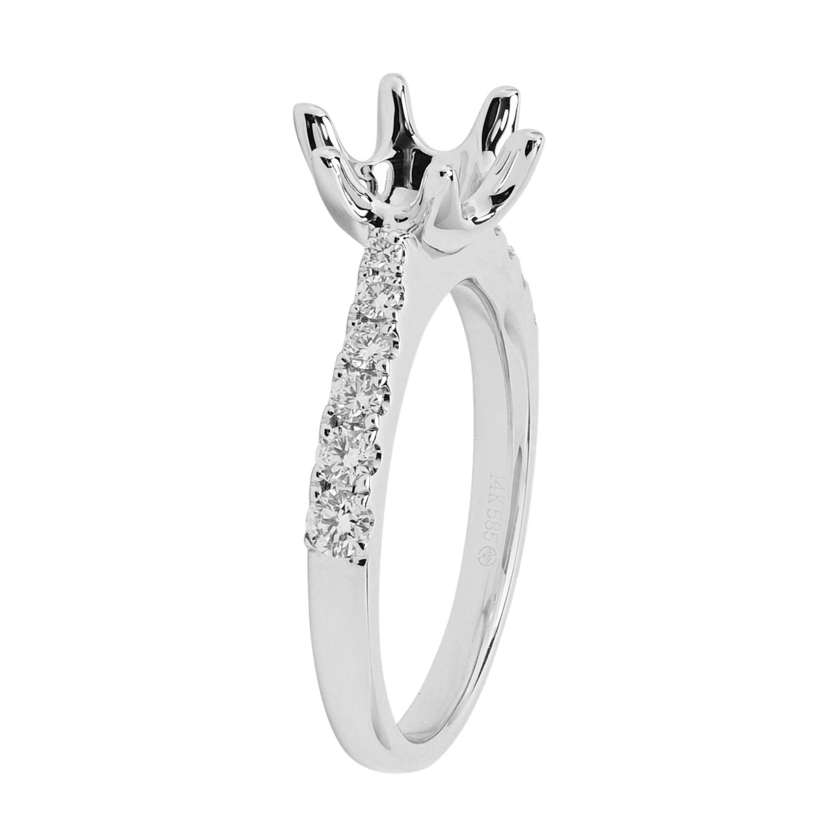 Daydream Diamond Engagement Ring Setting in 14kt White Gold (3/8ct  tw)