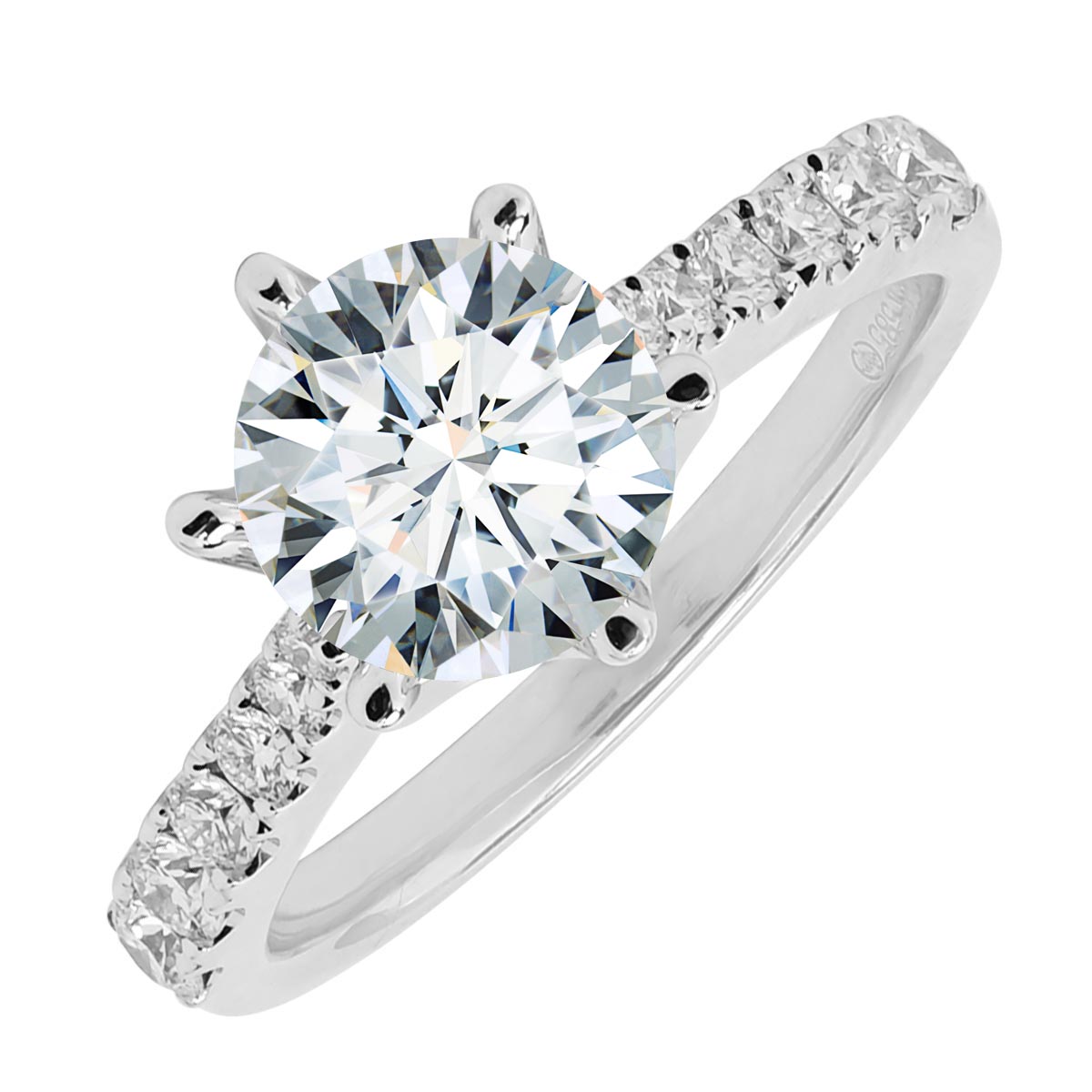 Daydream Diamond Engagement Ring Setting in 14kt White Gold (3/8ct  tw)