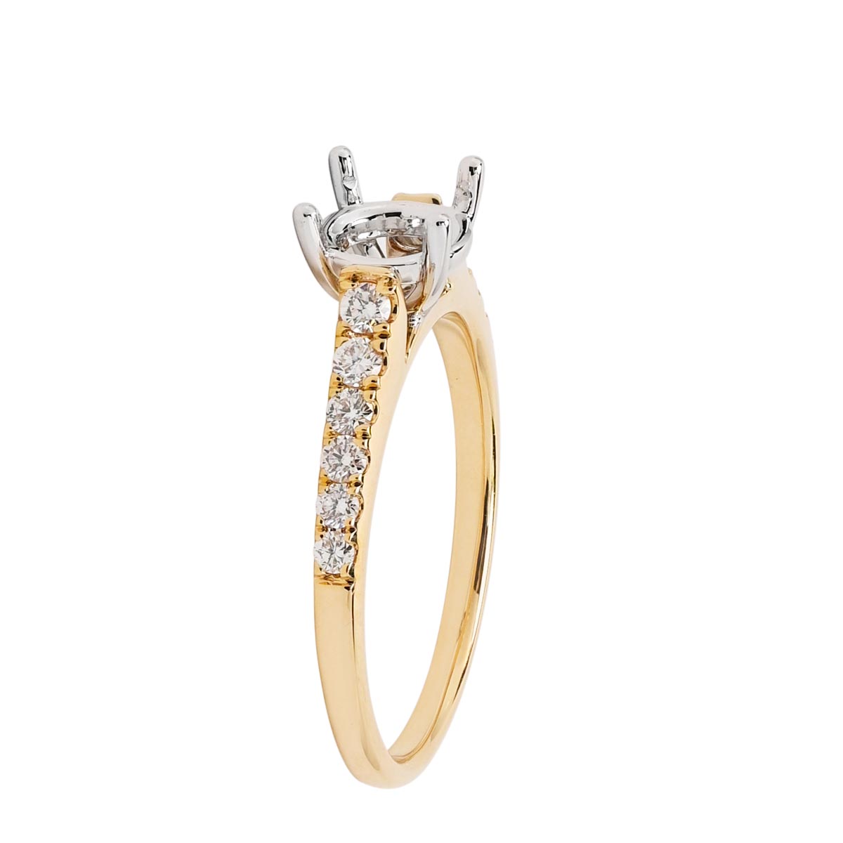 Daydream Diamond Engagement Ring Setting in 14kt Yellow Gold (1/4ct tw)