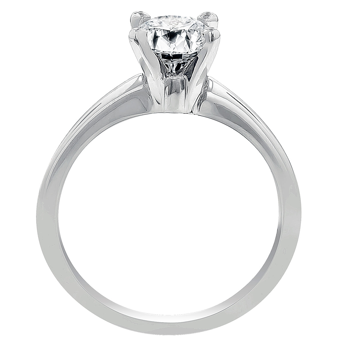 Diamond Solitaire Ring in 14kt White Gold (2ct)