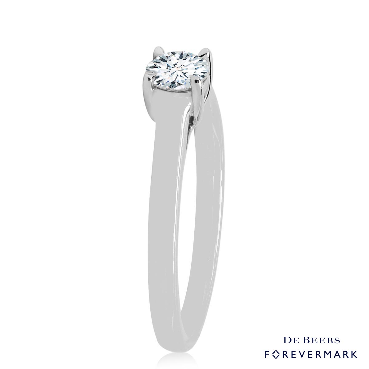 Forevermark Diamond Solitaire Ring in 18kt White Gold (3/8ct)