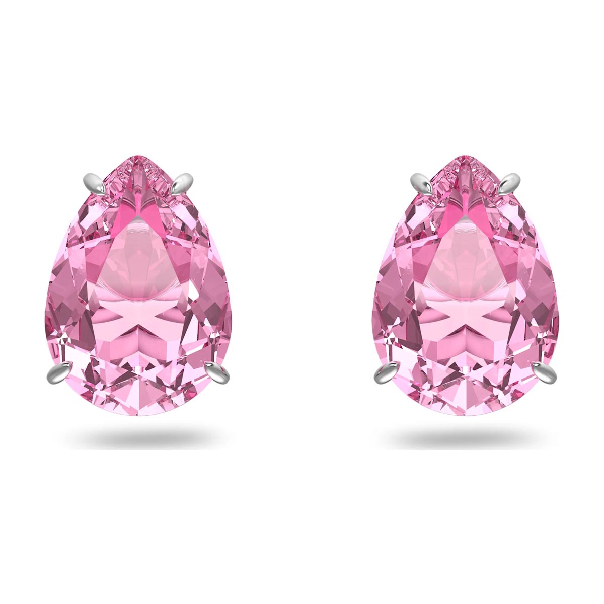 Swarovski Pink Gema Stud Earrings