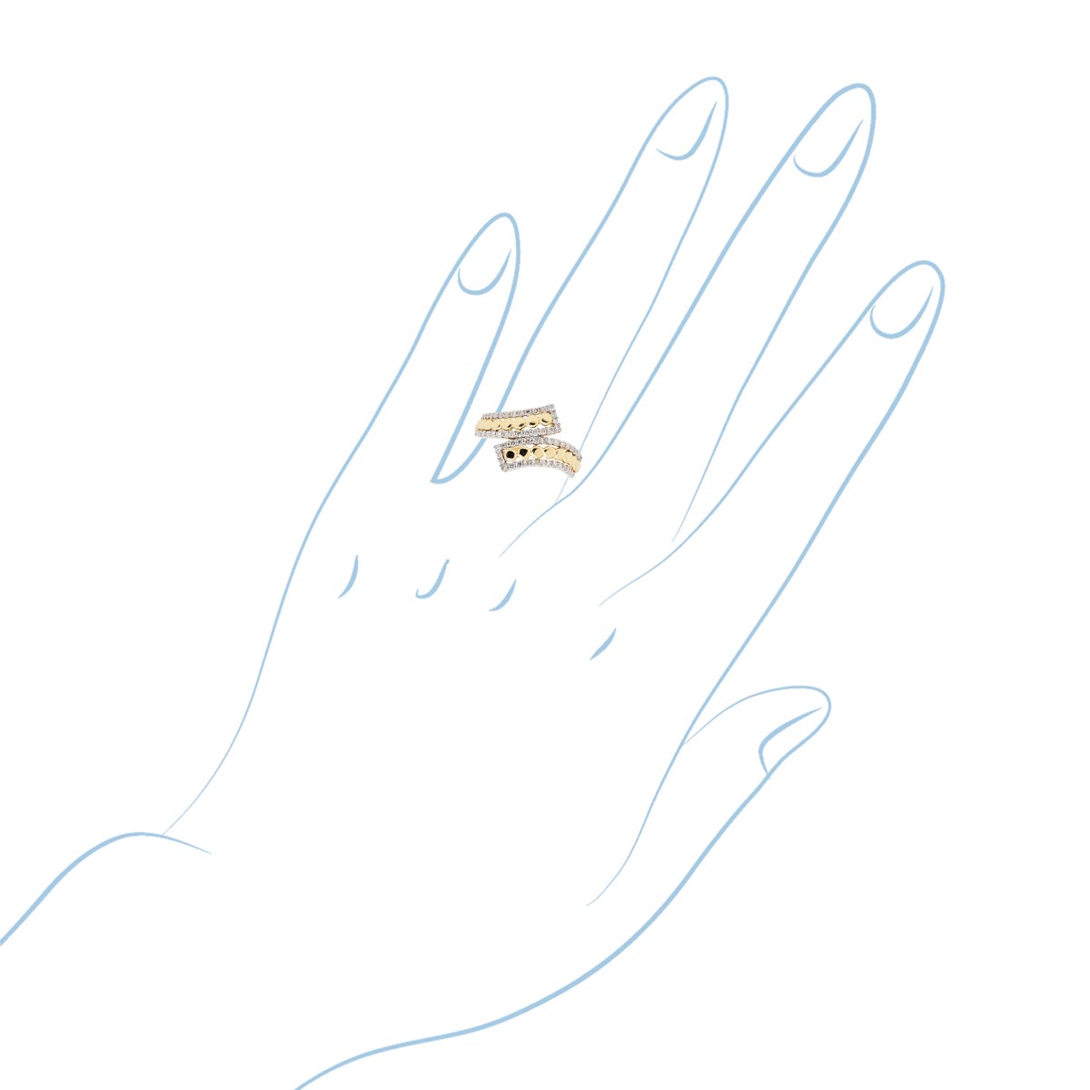 Diamond Fashion Ring in 14kt Yellow Gold (1/2ct tw)