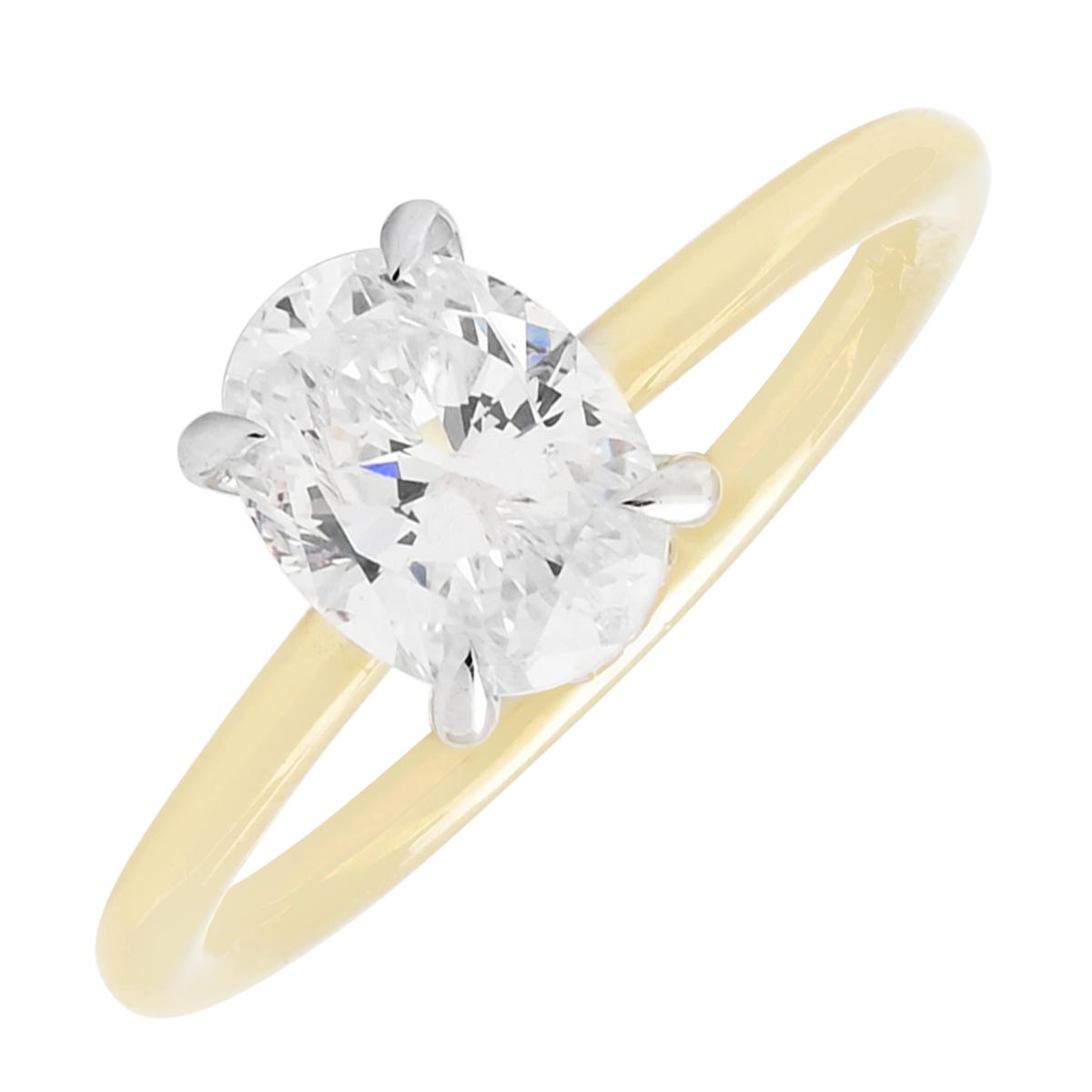 Martin Flyer Hidden Halo Diamond Engagement Ring Setting in 14kt Yellow Gold (1/10ct tw)