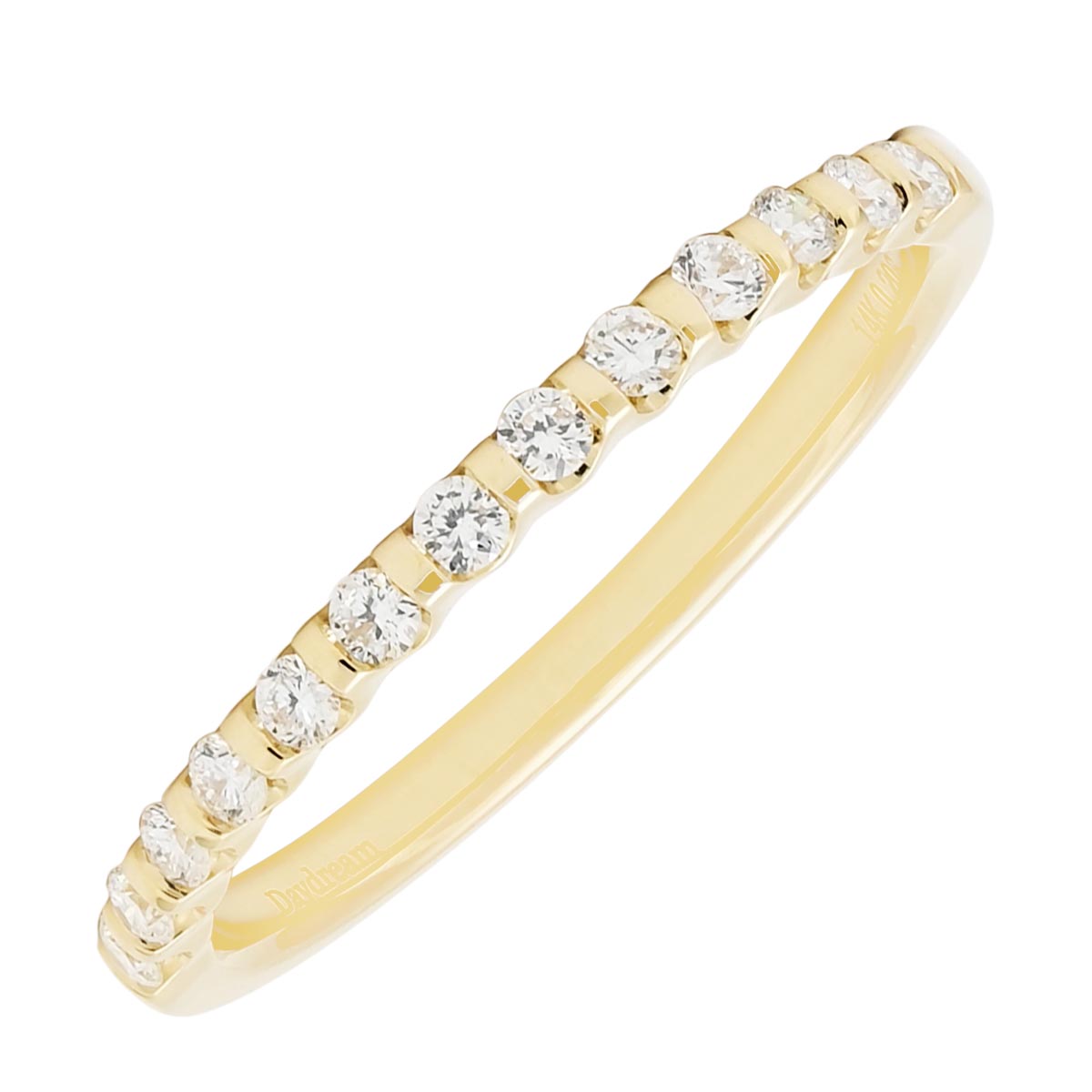 Diamond Wedding Band in 14kt Yellow Gold (1/5ct tw)