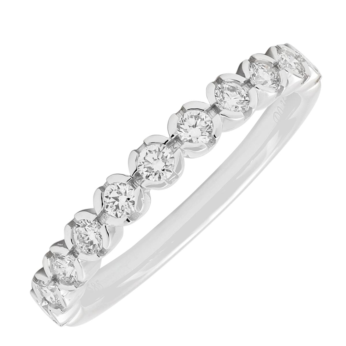 Diamond Wedding Band in 14kt White Gold (1/3ct tw) – Day's Jewelers