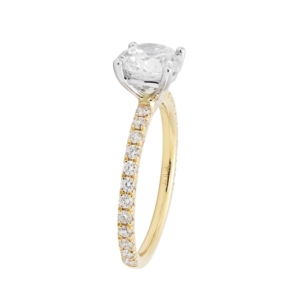 Daydream Diamond Engagement Ring Setting in 14kt Yellow Gold (3/8cttw)