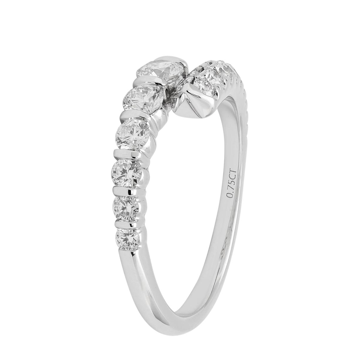 Northern Star Diamond Fashion Ring in 14kt White Gold (3/4ct tw)