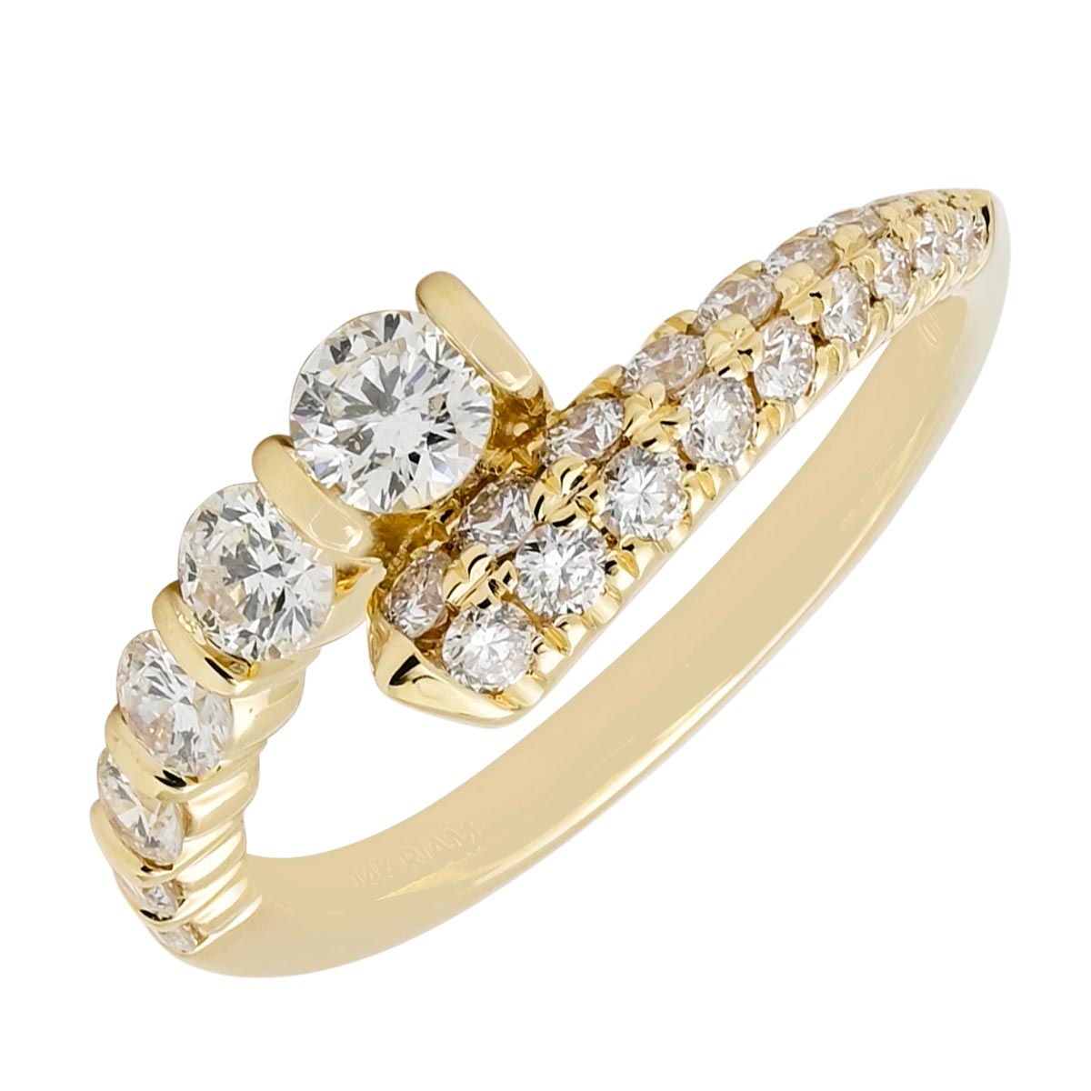 Northern Star Diamond Fashion Ring in 14kt Yellow Gold (3/4ct tw)