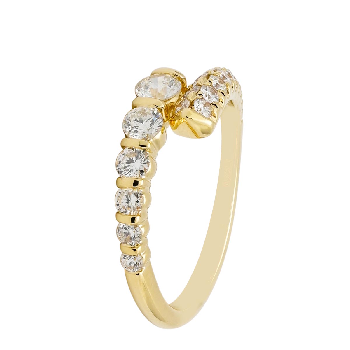Northern Star Diamond Fashion Ring in 14kt Yellow Gold (3/4ct tw)
