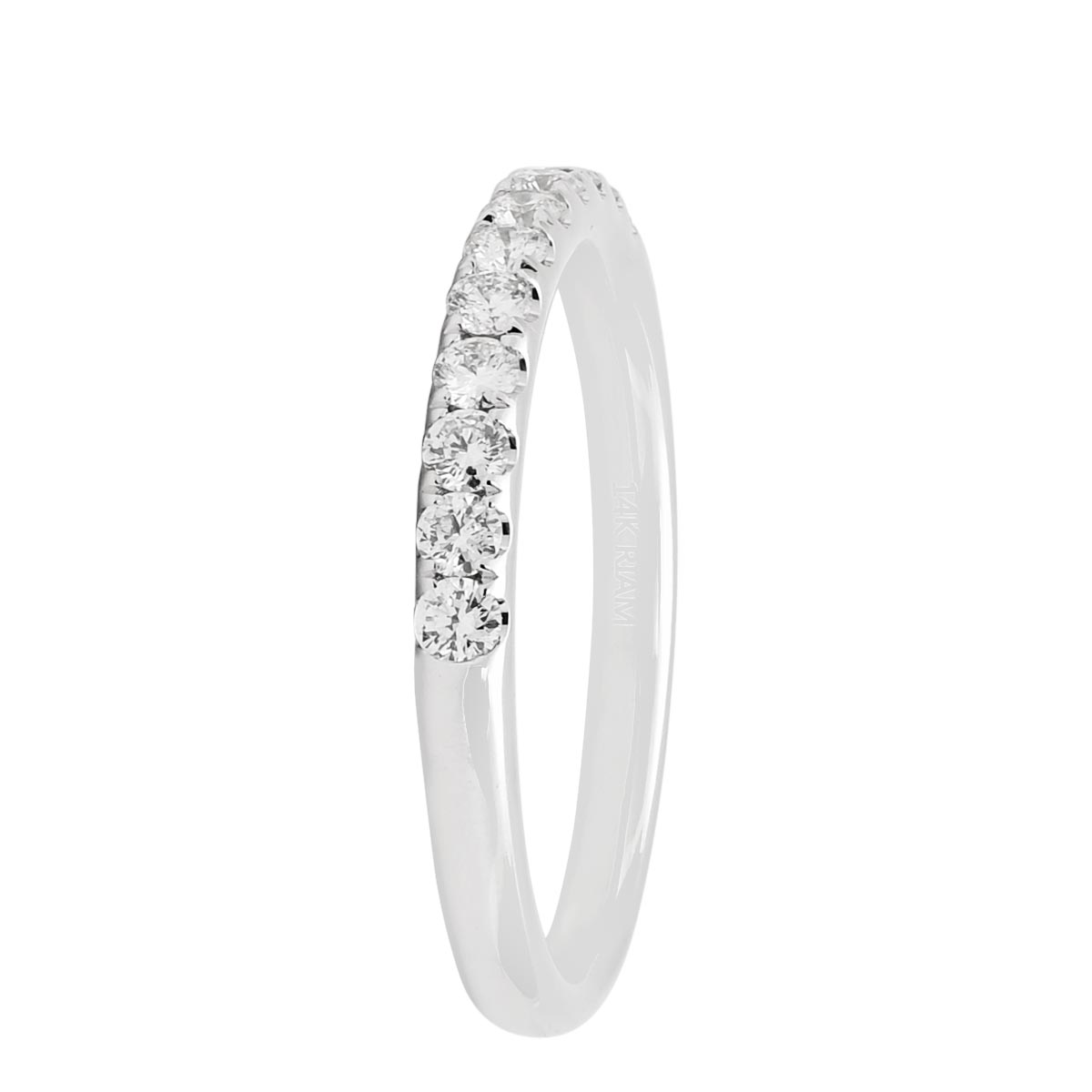 Northern Star Diamond Band in 14kt White Gold (1/3ct tw)