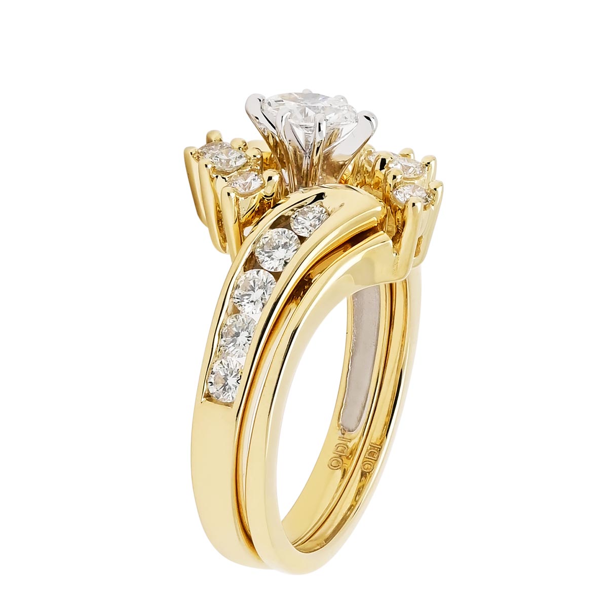Marquise Diamond Bridal Set in 14kt Yellow Gold (1ct tw) – Day's