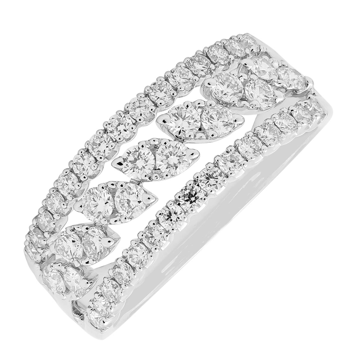 Diamond Fashion Ring in 14kt White Gold (3/4ct tw)