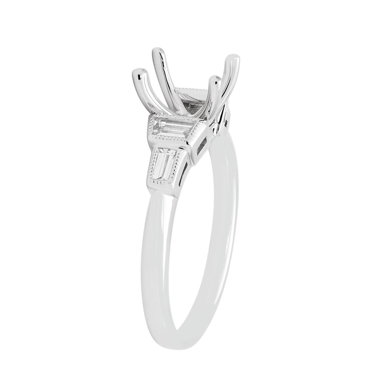 Daydream Diamond Engagement Ring Setting in 14kt White Gold (1/3ct tw)