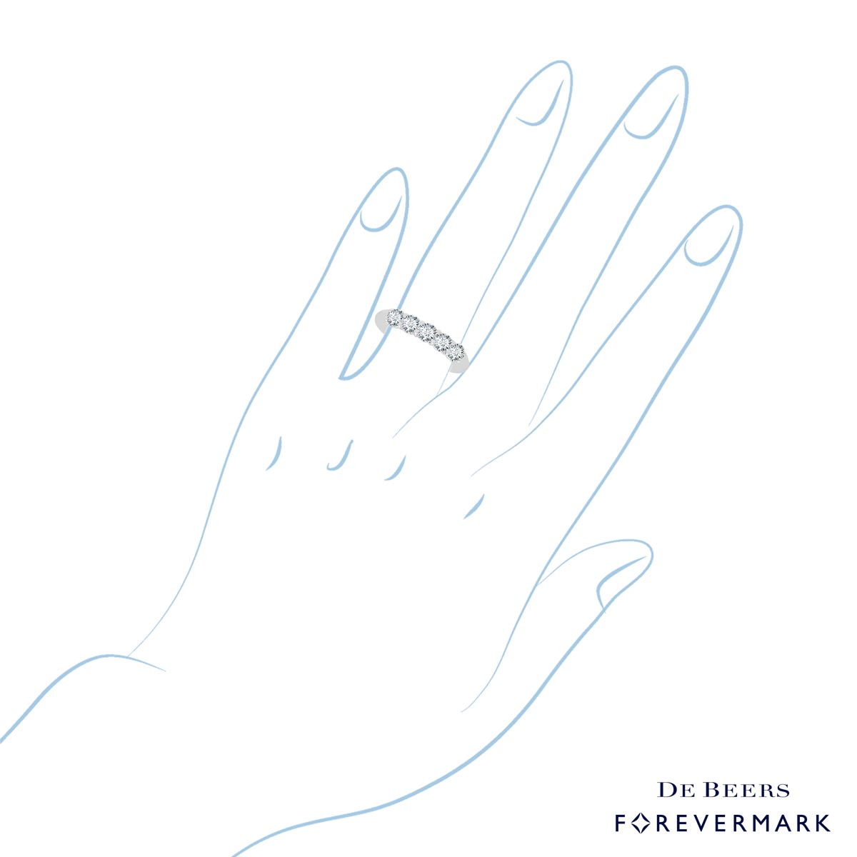 Diamond Band in 14kt White Gold (3/4ct tw)