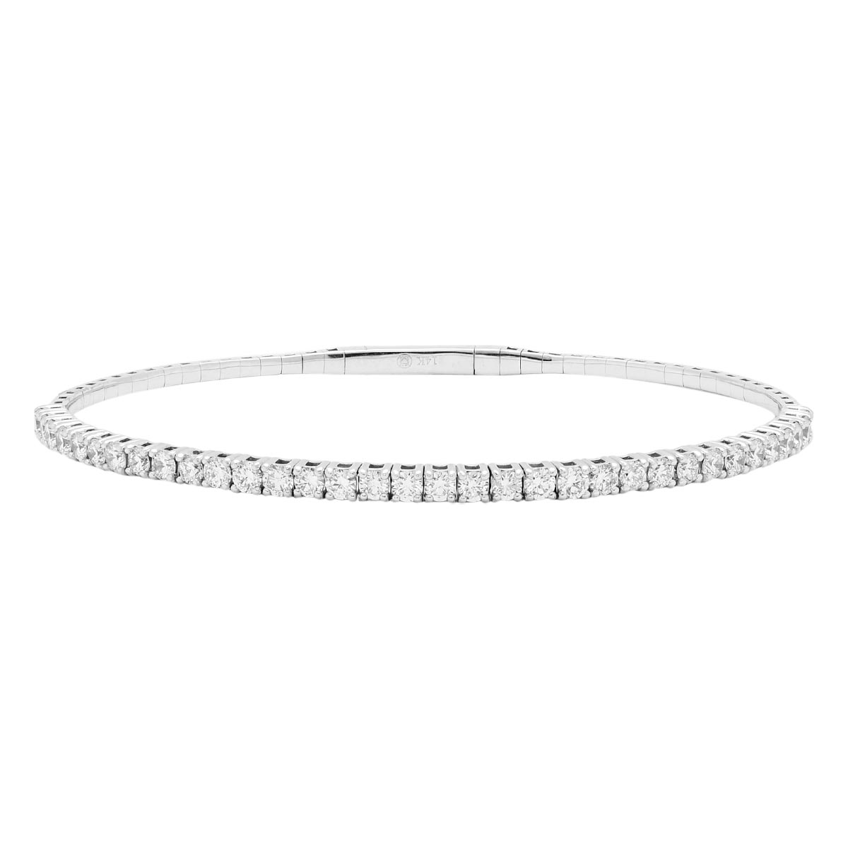 Diamond Flex Bracelet in 14kt White Gold (2ct tw)