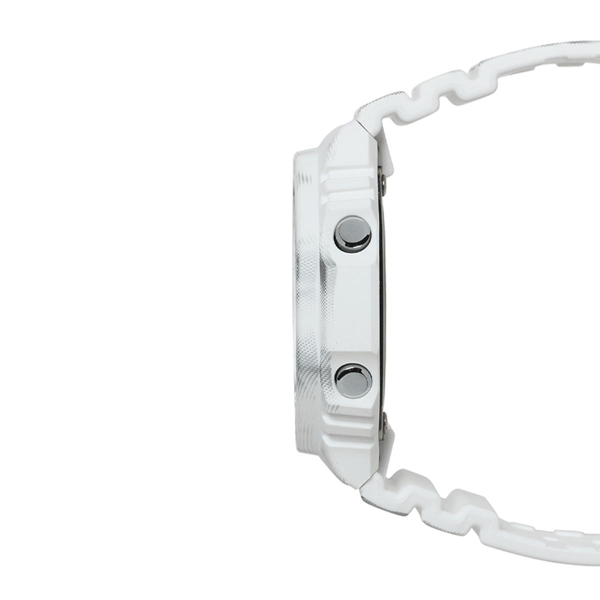G Shock Mens Watch with Black Digital Dial and White and Grey Marble Strap (quartz movement)