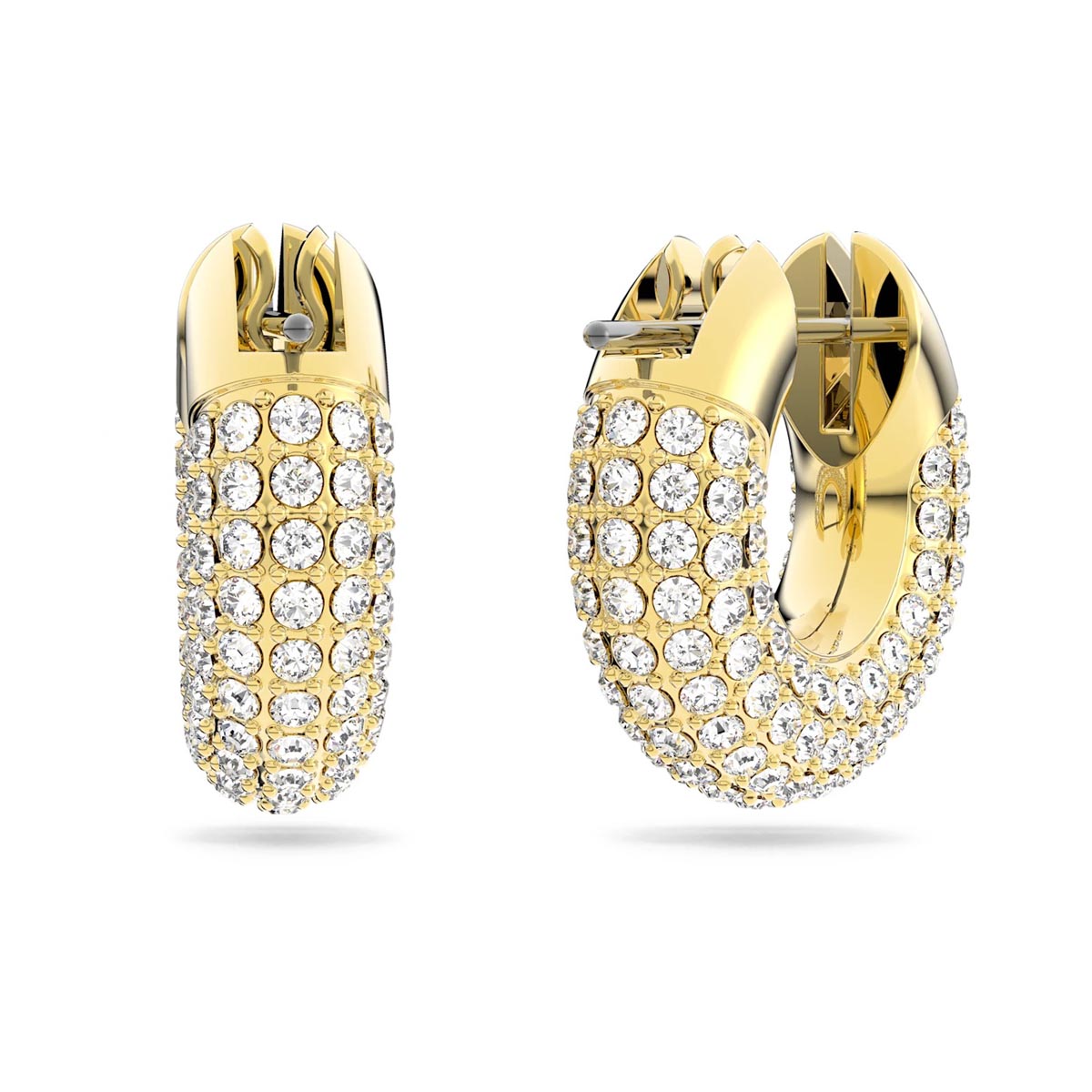 Swarovski Crystal Yellow Dextera Hoop Earrings